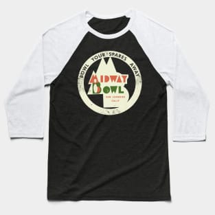 Retro Vintage Midway Bowl Baseball T-Shirt